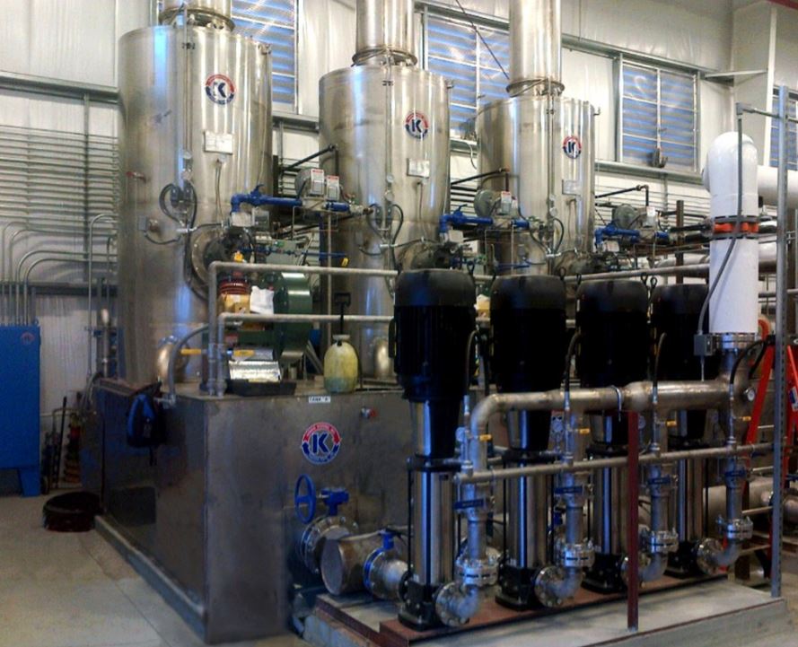 kemco systems direct contact water heater industrial laundry equipment