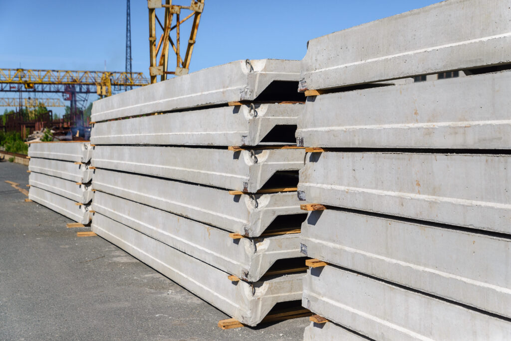 New reinforced concrete slabs for industrial buildings
