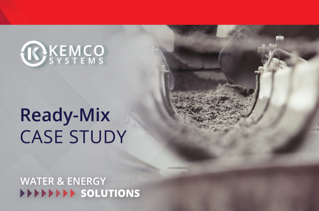 Kem Ready Mix Case Study Text Graphic with Concrete in Background
